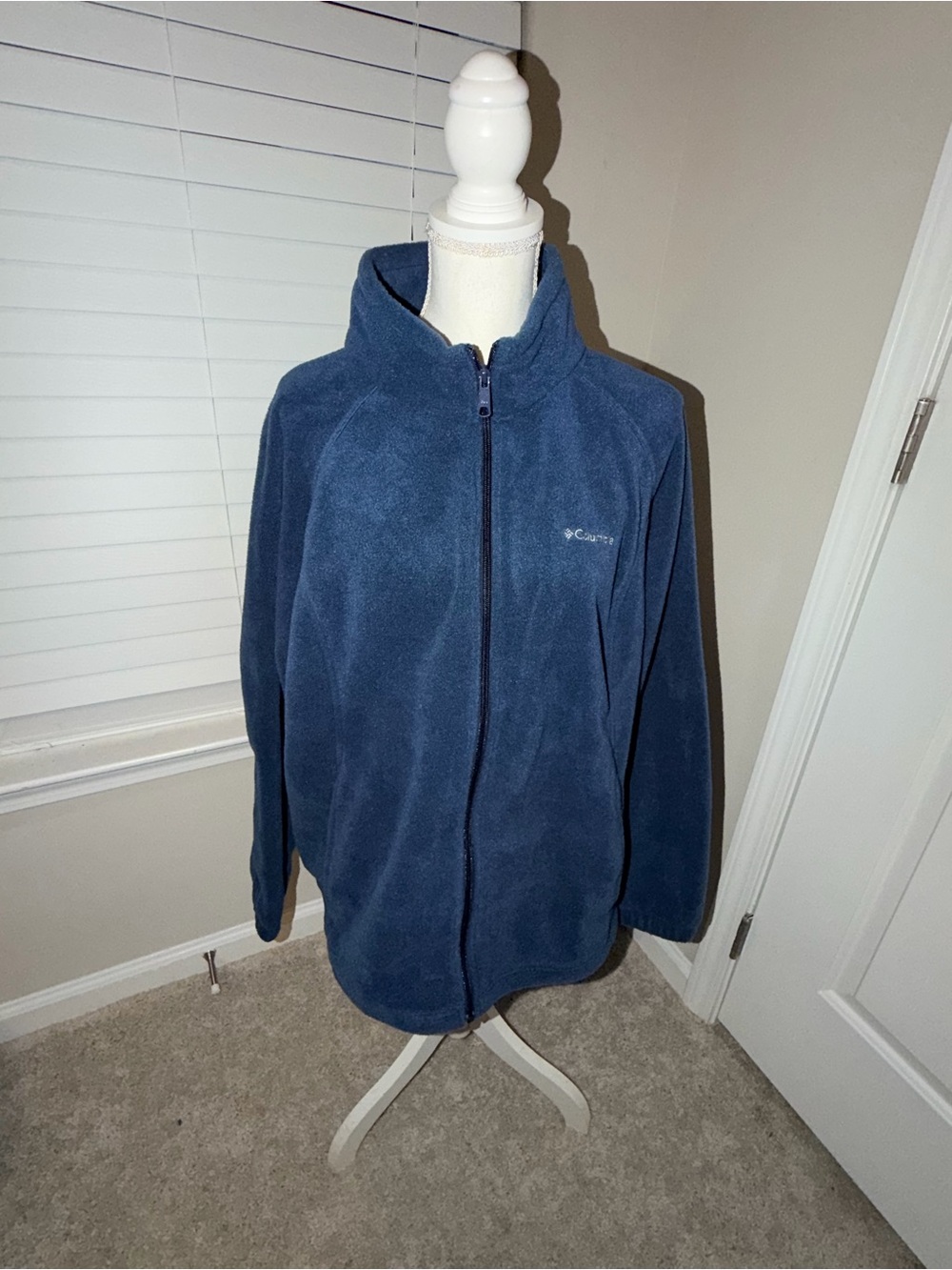 Columbia Navy Full-Zip Men’s Fleece Jacket XXL
